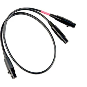 Remote Audio CASDTYLEC Tape/Mix Breakout Cable to Lectrosonics: The breakout with its TA3F and two TA5F leads.