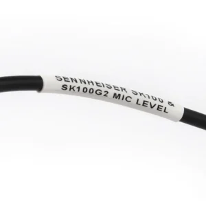 Remote Audio CASENSK100XM24 Mic Level Cable for Sennheiser Wireless: The cable's Sennheiser mic level label.
