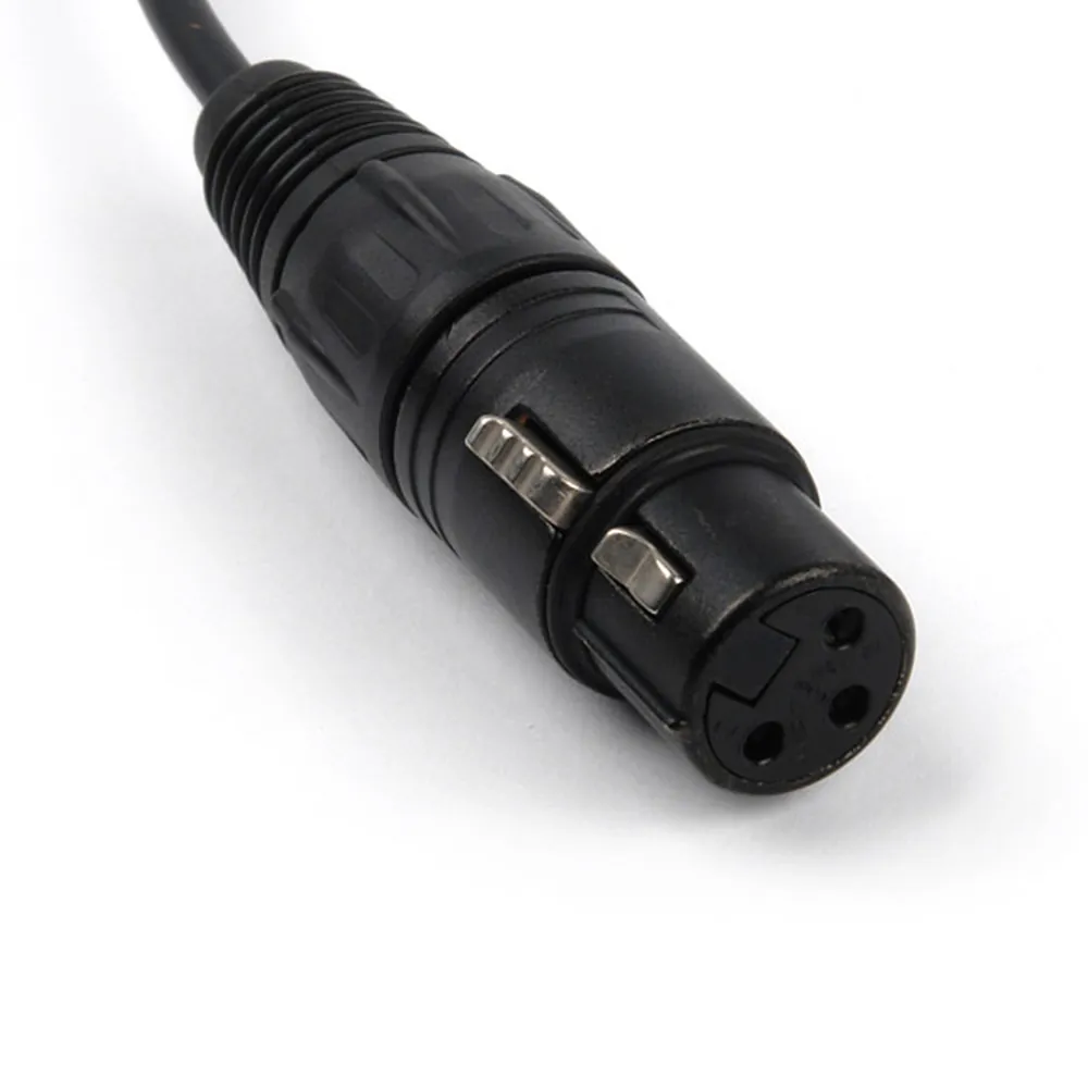 Remote Audio CASENSK100XM24 Mic Level Cable for Sennheiser Wireless: The XLR3F up close.