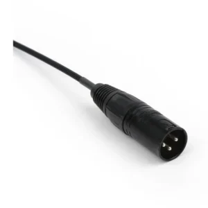 Remote Audio CAS-SMX-S Unbalanced Adapter Cable 3.5mm TRS to XLR3M: The XLR3M up close.