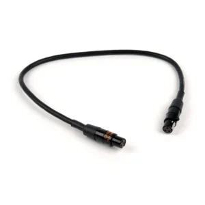 Remote Audio CAT3FL12 Balanced Jumper Cable TA3F to TA3F (12 in): The 12 in jumper with its two TA3F plugs.