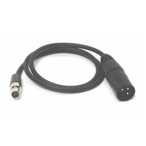 Remote Audio CAT3FX3M24 Balanced Adapter Cable TA3F to XLR3M (2 ft): The 2 ft adapter cable with TA3F and XLR3M.