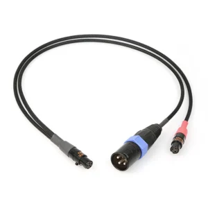 Remote Audio CAT5FX3MT3F18 Balanced Breakout TA5F to XLR3M/TA3F: The whole breakout from TA5F to XLR3M and TA3F.