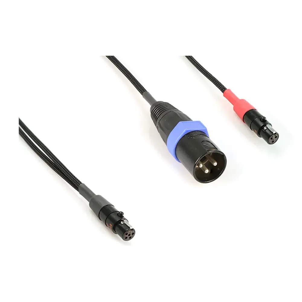 Remote Audio CAT5FX3MT3F18 Balanced Breakout TA5F to XLR3M/TA3F: The XLR3M and TA3F up close.