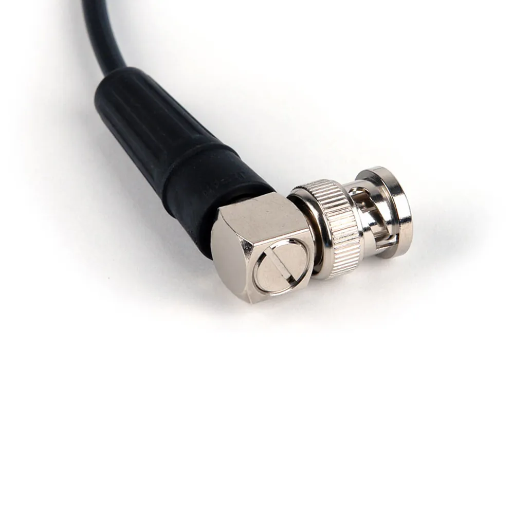 Remote Audio CATC1/8BNC Timecode Adapter Cable 3.5mm to BNC: The right-angle BNC plug up close.