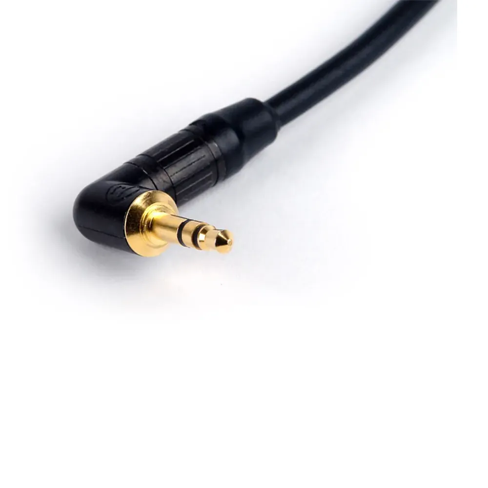 Remote Audio CATC1/8BNC Timecode Adapter Cable 3.5mm to BNC: The right-angle 3.5 mm plug up close.
