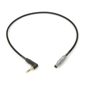 Remote Audio CATC1/8L5M Timecode Adapter Cable 3.5mm to 5-Pin Lemo: The full 18 in cable.