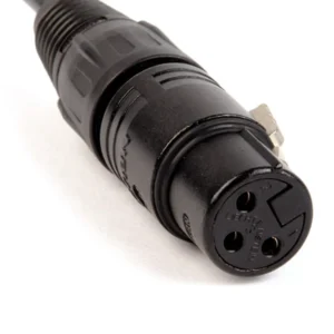 Remote Audio CATCiPXLRF Timecode Input Cable for iPad and iPhone: The XLR3F up close.
