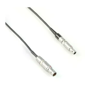 Remote Audio CATCL5ML4M Timecode Cable 5-Pin Lemo to 4-Pin Lemo: A Lemo plug up close.