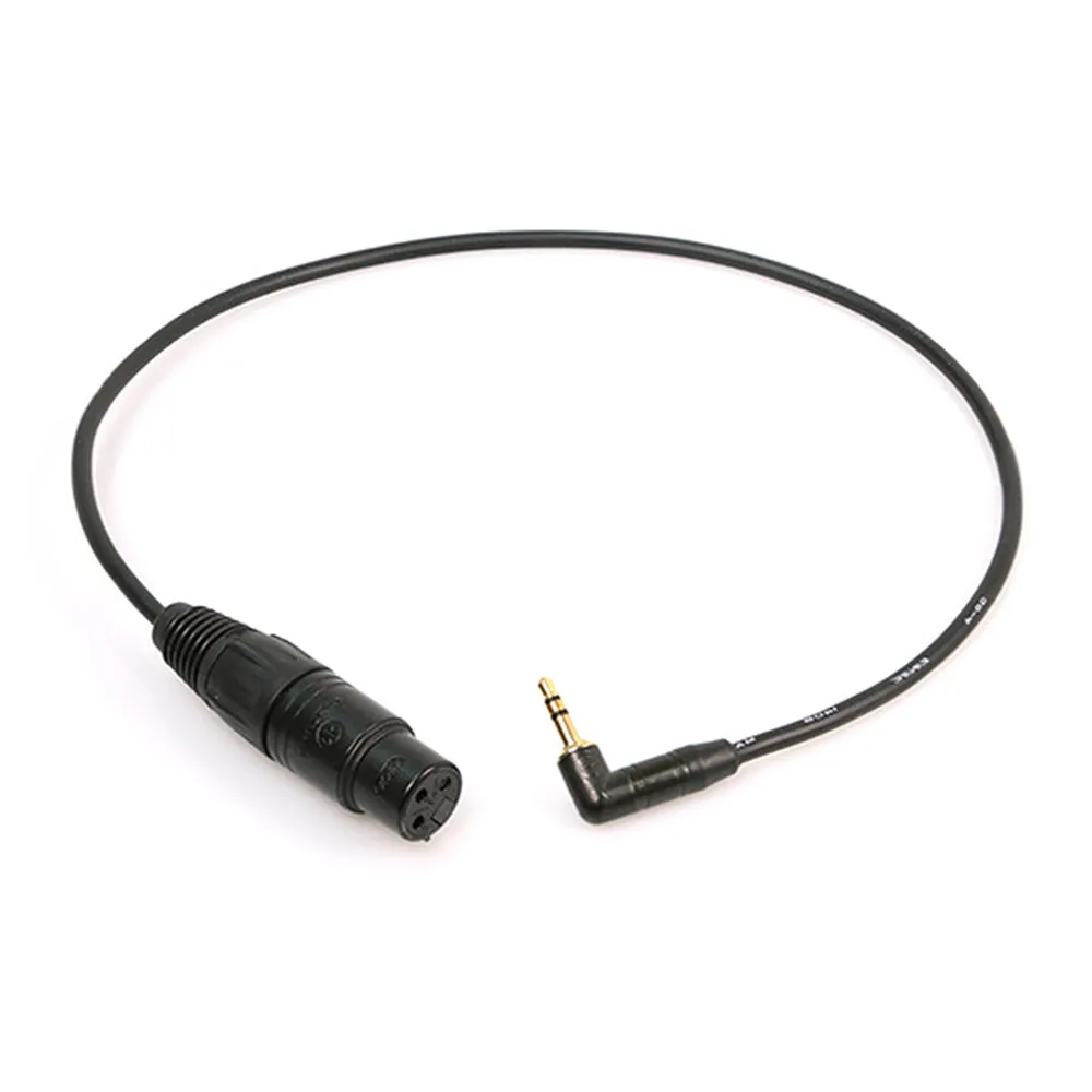 Remote Audio CAX3F1/8MSD Unbalanced Adapter XLR3F to 3.5mm RA: The full 18 in cable.