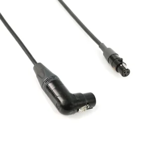 Remote Audio CAX3FRT3F18 Balanced Adapter XLR3F RA to TA3F: The right-angle XLR3F and the TA3F up close.