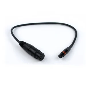 Remote Audio CAX3FT3F12 Balanced Adapter XLR3F to TA3F: The adapter cable with its XLR3F and TA3F.