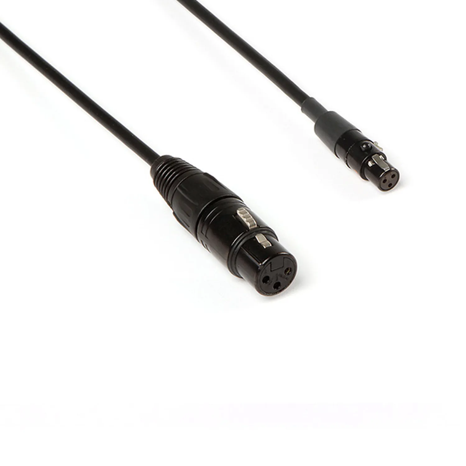 Remote Audio CAX3FT3F24 Balanced Adapter XLR3F to TA3F (2 ft): The cable with its XLR3F and TA3F.
