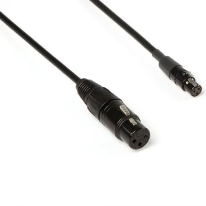 Remote Audio CAX3FT3F24 Balanced Adapter XLR3F to TA3F (2 ft): The cable with its XLR3F and TA3F.