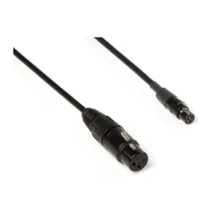 Remote Audio CAX3FT3F24 Balanced Adapter XLR3F to TA3F (2 ft): The cable with its XLR3F and TA3F.