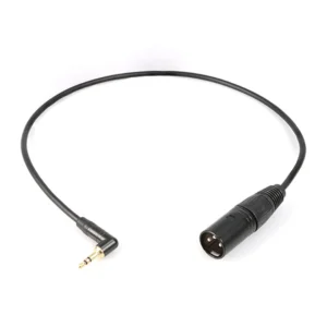 Remote Audio CAX3M1/8MSD Unbalanced Adapter 3.5mm RA to XLR3M: The full 18 in cable.