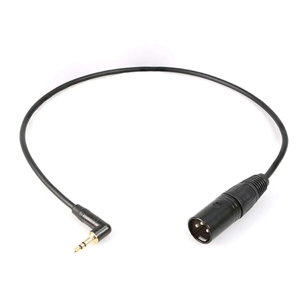 Remote Audio CAX3M1/8MSD Unbalanced Adapter 3.5mm RA to XLR3M: The full 18 in cable.