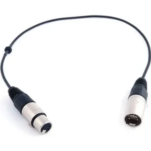 Remote Audio CAXJB5P Balanced Stereo Jumper XLR5F to XLR5M: The jumper with its XLR5F and XLR5M.