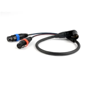 Remote Audio CAXSTEX5MR Stereo Breakout Cable for ARRI Alexa: The breakout laid out.