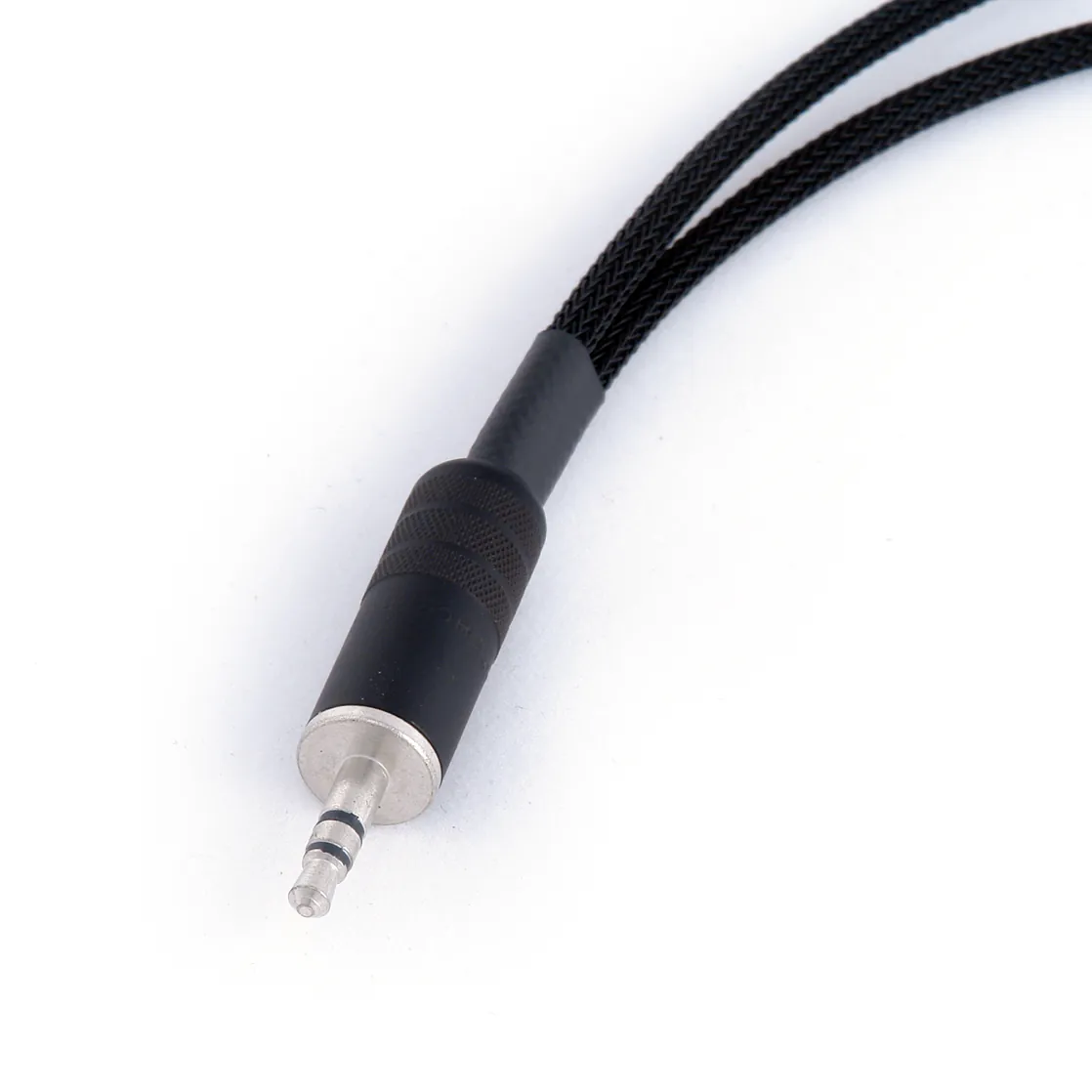 Remote Audio CAZERXB Breakout Cable for Zaxcom ERX: The 3.5 mm TRS plug up close.
