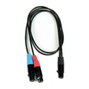 Remote Audio CAZSTA1003YTA5 Breakout for Zaxcom STA100/150 and IFB100: The breakout with its two TA3F and the TA5F.
