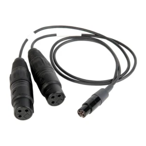 Remote Audio CAZSTA100XYTA5 Breakout for Zaxcom STA100/150 or IFB100: The breakout with its two XLR3F and the TA5F.
