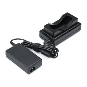 Remote Audio HIQCH1 Hi-Q Single-Bay Battery Charger: HIQCH1 charger with its power supply.
