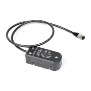 Remote Audio Hi-Q Battery Cup - Hirose: Hi-Q battery cup with its 4-pin Hirose cable.