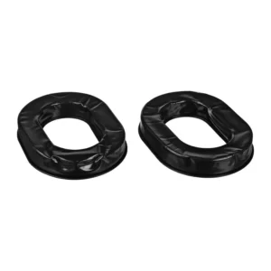 Remote Audio HN-7506 Replacement Gel-Fill Earpads: the two black gel-filled cushions side by side, showing their oval openings.