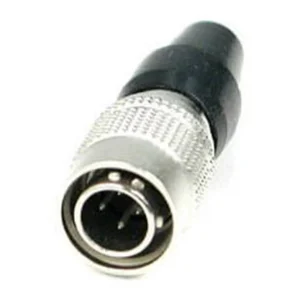 Remote Audio HR10A7P4PR Hirose 4-Pin Male Plug: The 4-pin Hirose male plug.