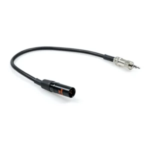 Remote Audio HSADTRRS Headset Cable for Cantar X3: The cable with its TA5M and 3.5 mm TRRS plug.