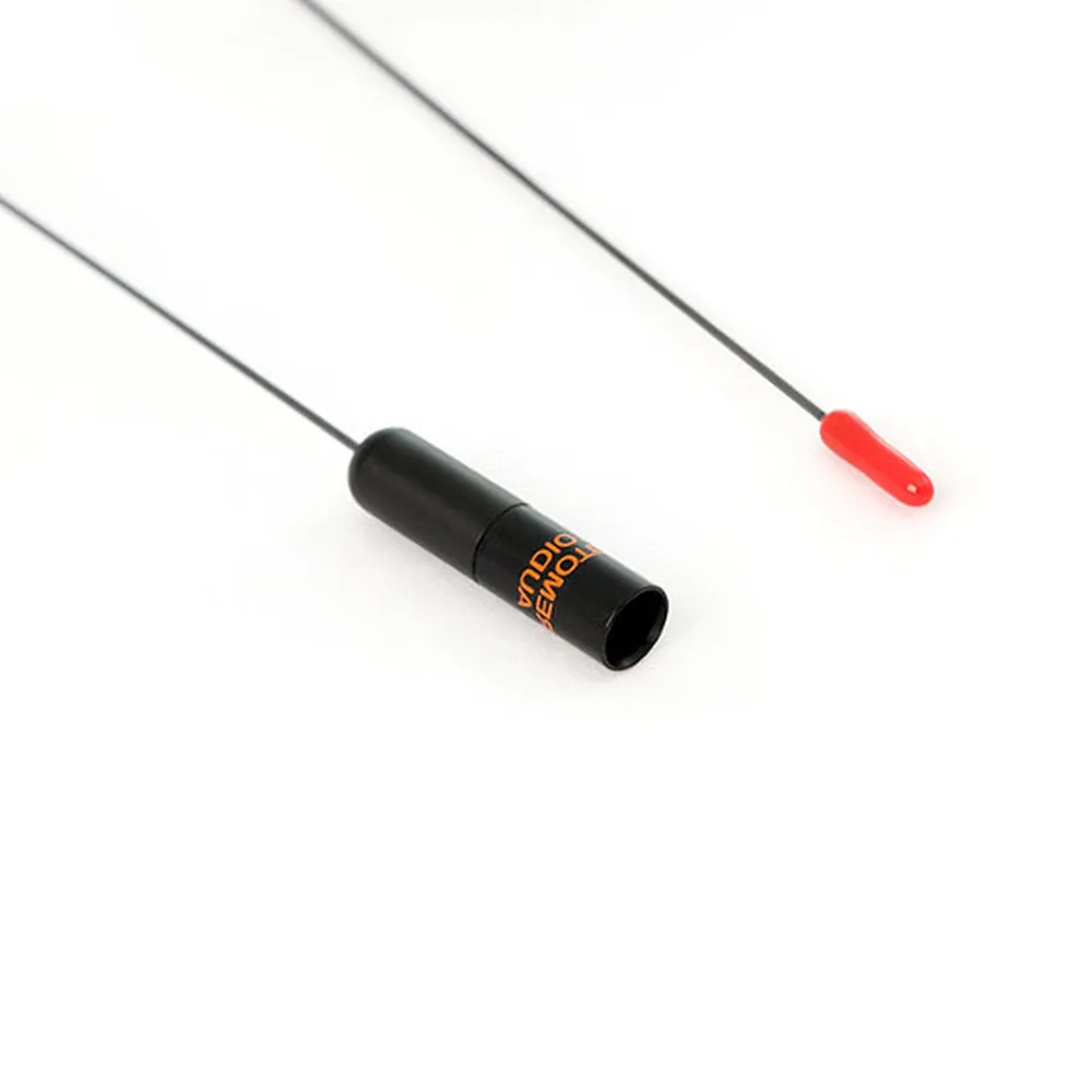 Remote Audio Lav Snake: Lav Snake's red tip and connector end.