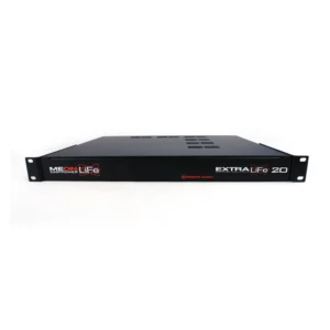 Remote Audio Meon Extra LiFe 20 Battery Module: The module's front panel.
