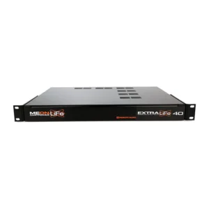 Remote Audio Meon Extra LiFe 40 Battery Module: Meon Extra LiFe 40 rack unit, front panel.