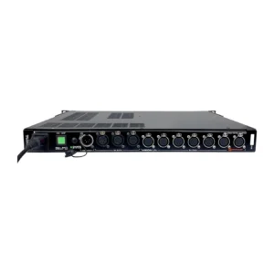 Remote Audio Meon LiFe Smart Cart Power System: Rear panel with its row of 4-pin XLR outputs.