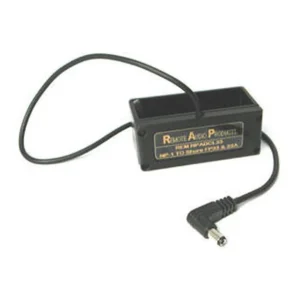 Remote Audio NPADCL33 NP-1 DC Battery Adapter: The NP-1 battery cup with its cable and right-angle S760 plug.