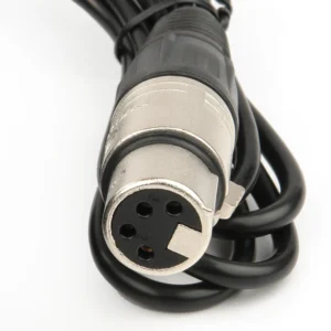 Remote Audio PS12V5A 12V 5A Power Supply with XLR4F: The XLR4F connector up close.