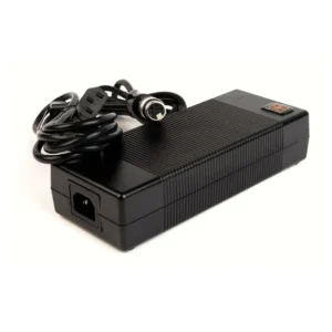 Remote Audio PSHOT Power Supply for Hot Box and Hot Strip: The power supply with its AC socket and output cable.