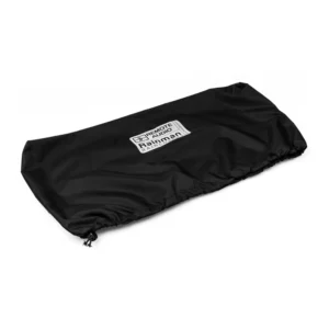 Remote Audio Waterproof Hood for Rainman: The black waterproof hood with its Rainman label.
