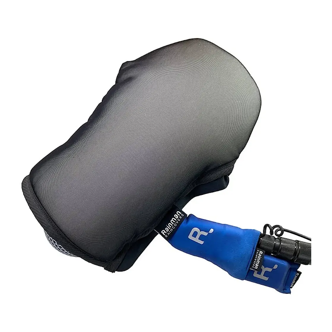 Remote Audio Rainman RMANK2 Raincover with Hood: The Rainman on a windshield and boom.