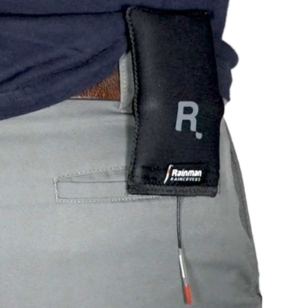 Remote Audio Rainman Wireless Body Transmitter Cover: The cover worn on a belt.