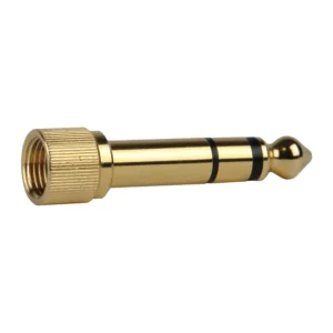 Remote Audio SONY18ADPT 3.5 mm to 1/4 in Headphone Adapter: The gold-plated threaded adapter.