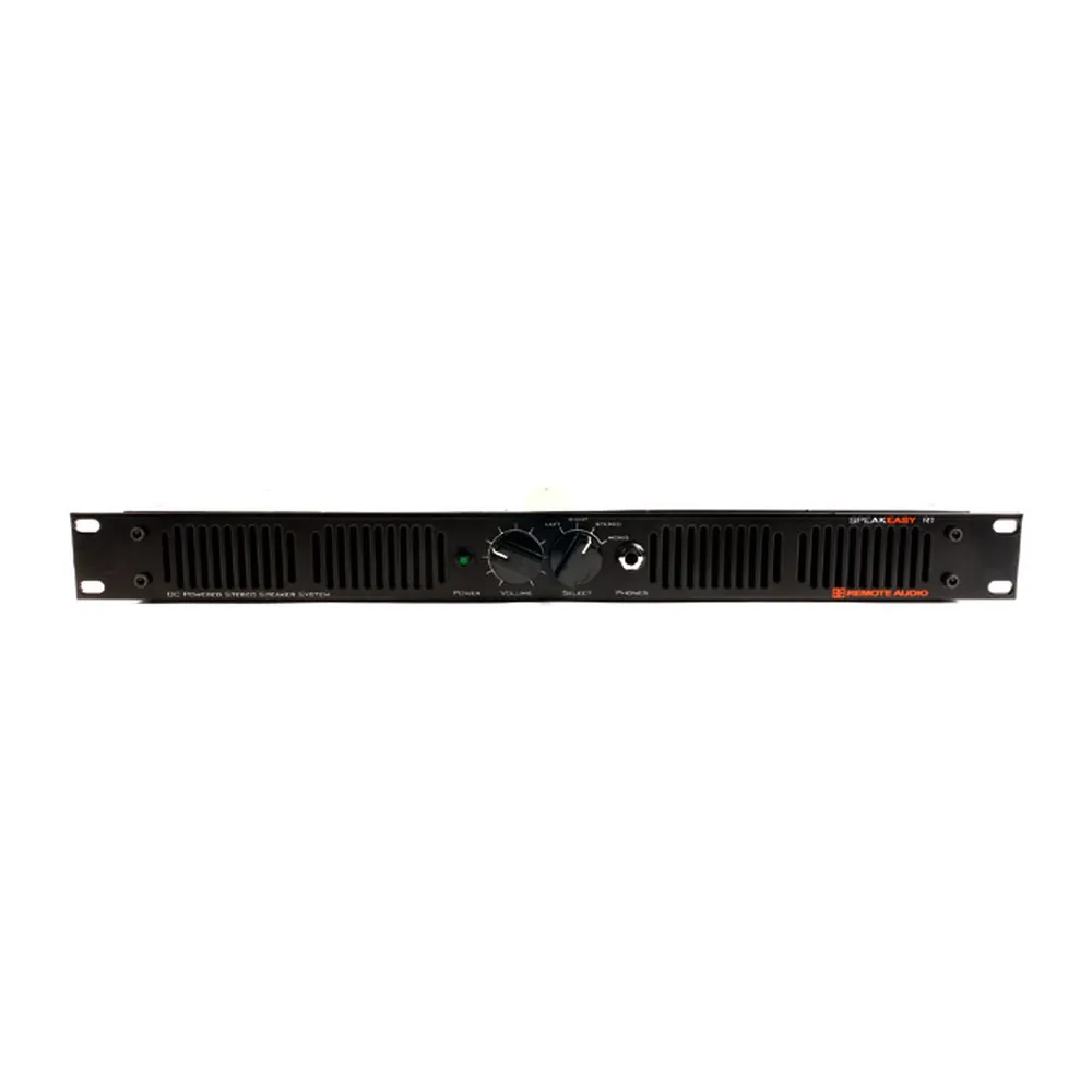 Remote Audio SpeakEasy R1 Rack-Mount Stereo Speaker System: The rack unit from above.
