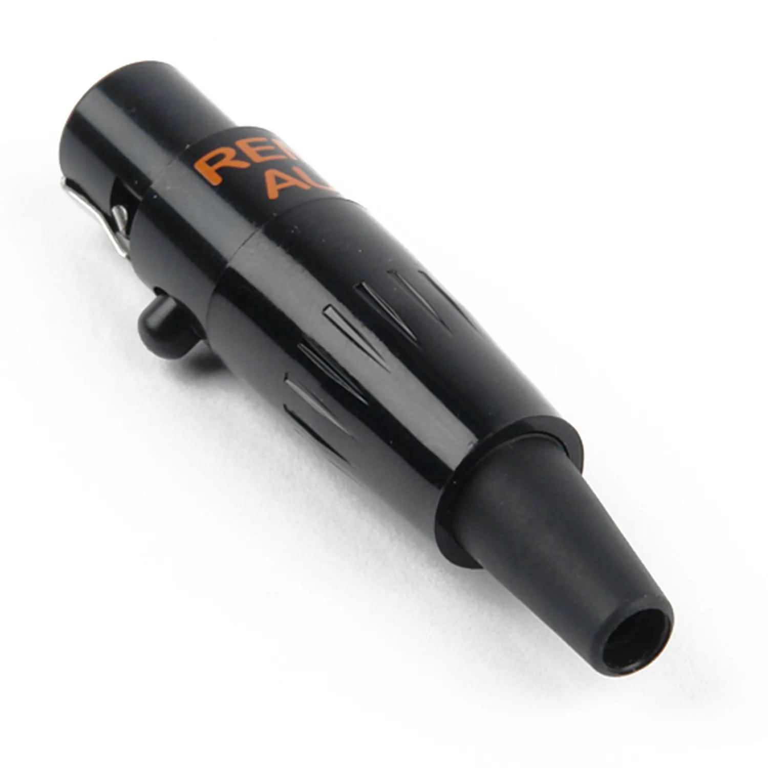Remote Audio TA3F-B 3-Pin TA Mini-XLR Female Connector: The black 3-pin TA female connector.