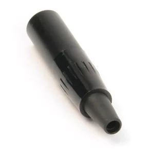 Remote Audio TA4M-B 4-Pin TA Mini-XLR Male Connector: The black 4-pin TA male connector.