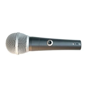 Remote Audio VOG Push-to-Talk Microphone: VOG microphone with its push-to-talk button.