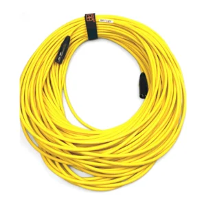 Remote Audio Bell and Light Remote Control Cable: The coiled yellow remote control cable.