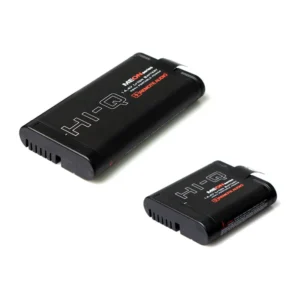Remote Audio Hi-Q Lithium-Ion Smart Batteries: Hi-Q 98 Wh and 49 Wh batteries side by side.