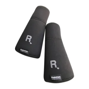 Remote Audio Rainman Neoprene Wrist Cuffs: A pair of neoprene wrist cuffs.