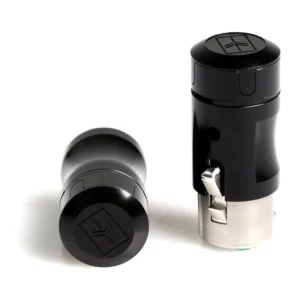 Remote Audio XLRLP Low Profile XLR Connector: The bare male and female connectors.